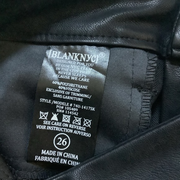 BLANK NYC Wake Up Call Faux Leather skinny pants - Picture 11 of 13